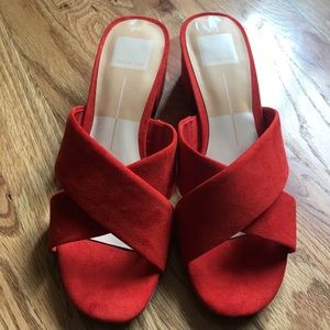 Solve Vita Res Micro Suede heeled sandal